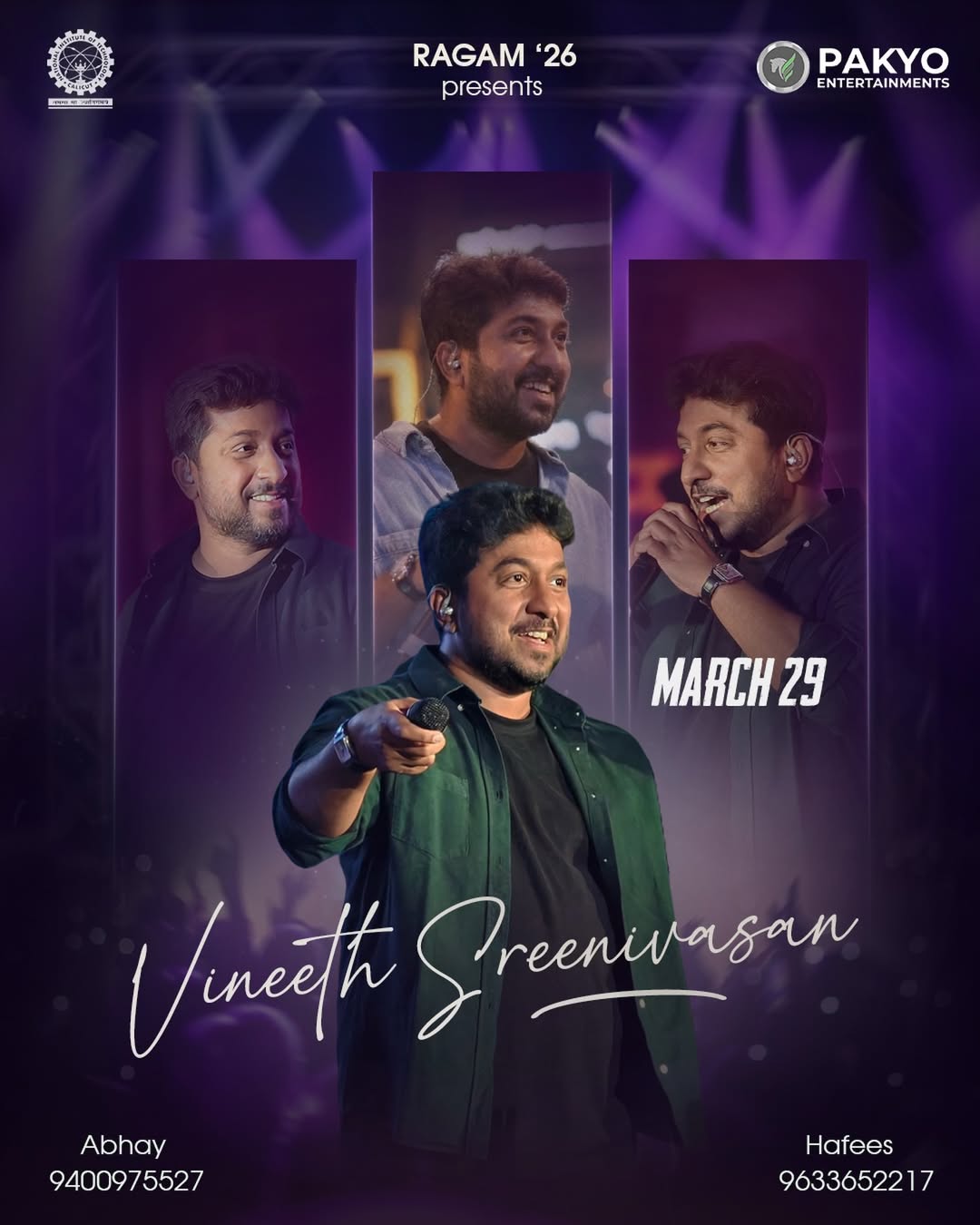 Vineeth Sreenivasan Live at Ragam 2026