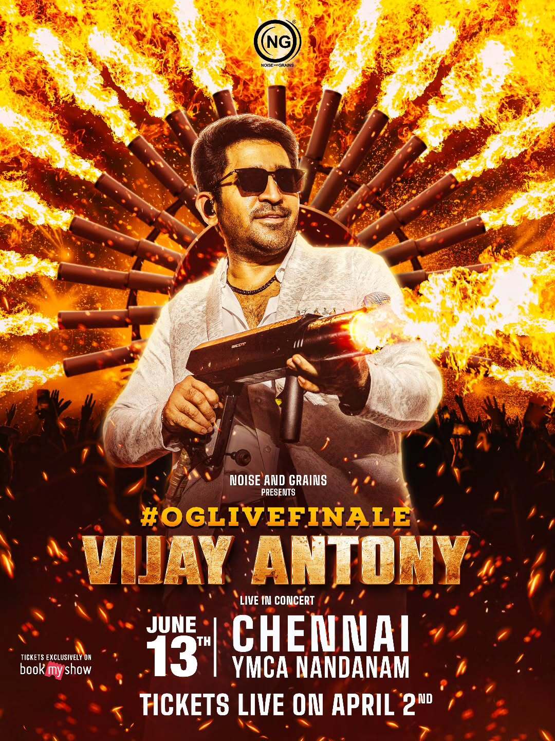 Vijay Antony Live Concert in Chennai | OGLive Finale