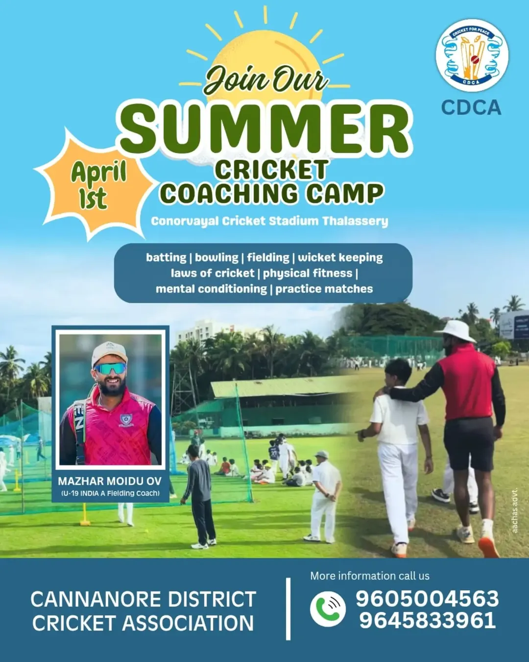 Summer Cricket Coaching Camp