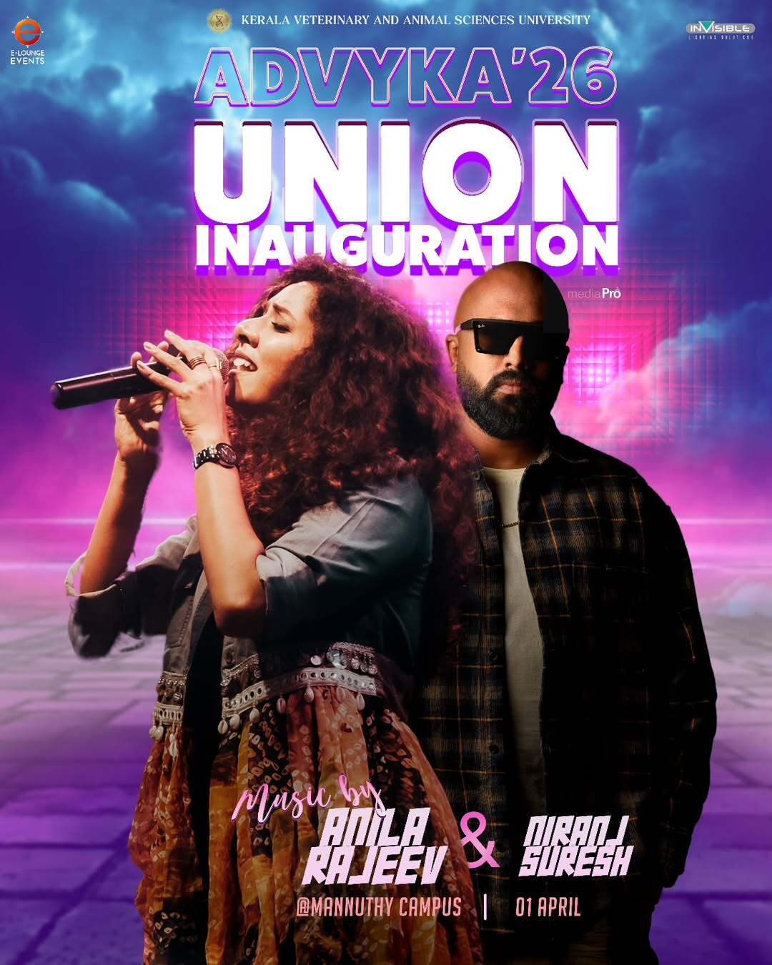 ADVYKA ’26 Union Inauguration | NRJ Live ft. Anila Rajeev