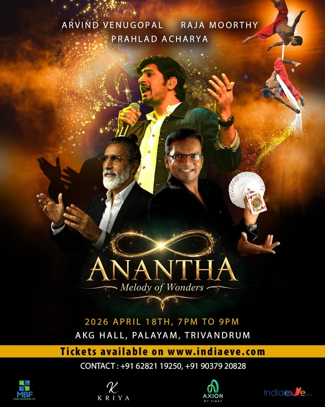 ANANTHA – Melody of Wonders | Trivandrum Ft. Arvind Venugopal, Raja Moorthy, and Prahlad Acharya
