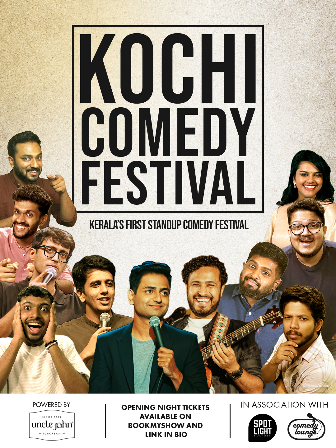 Kochi Comedy Festival | Kerala's First Standup Comedy Festival Opening Night
