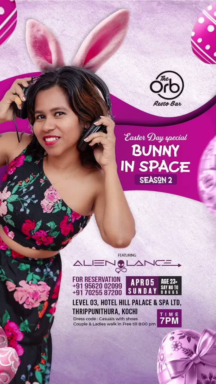 Bunny in Space Season 2 | Easter Party at The Orb Resto Bar Ft.