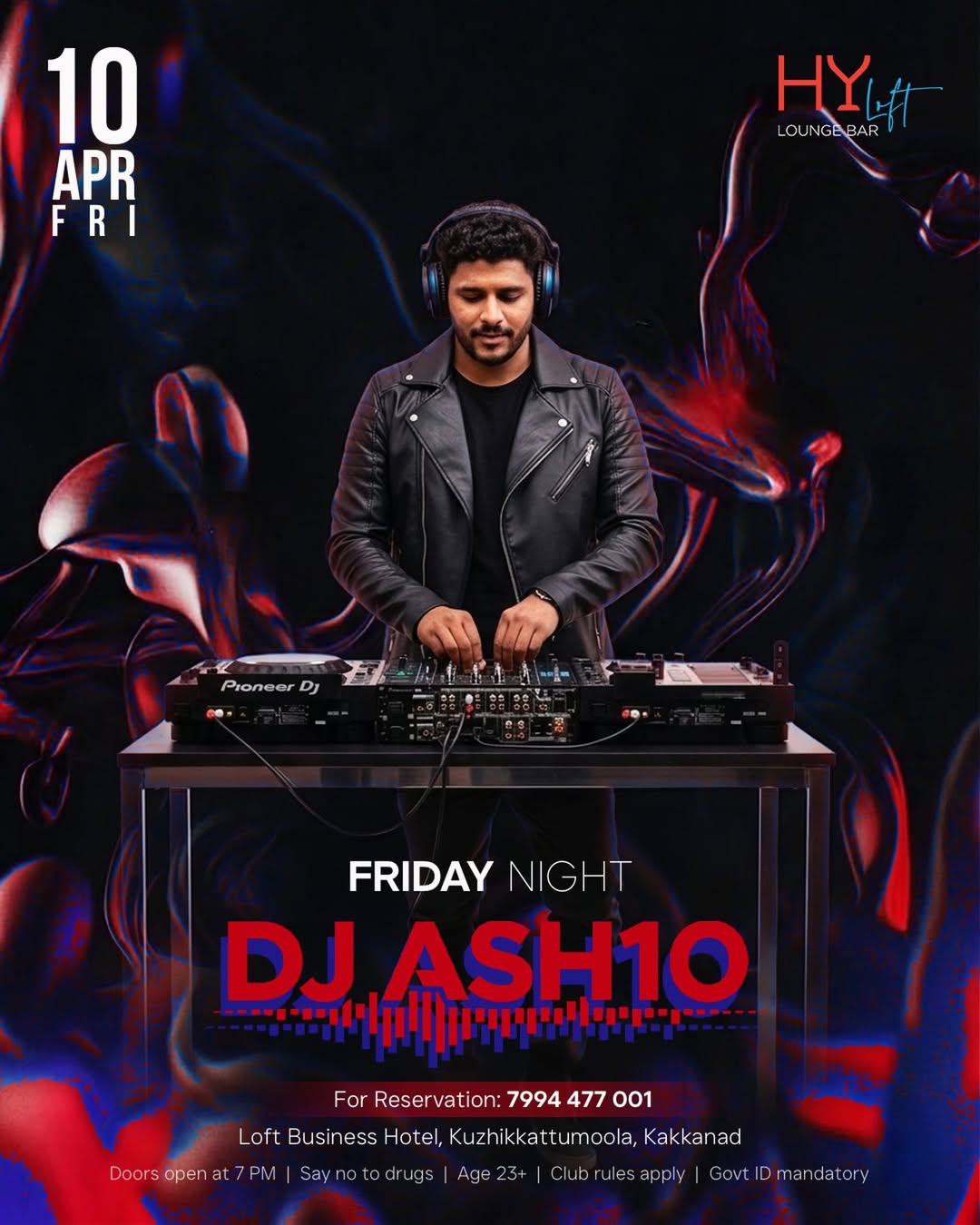 DJ ASH10 Live | Friday Night at Hyloft Kochi