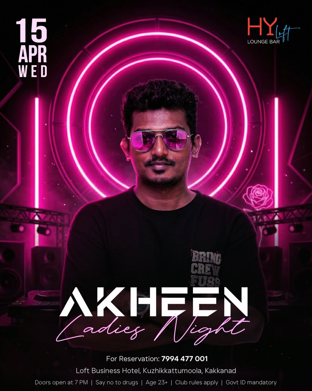 Ladies Night ft. DJ Akheen | Kakkanad, Kochi