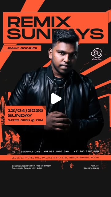 Remix Sundays – DJ Jimmy Godrick Live | Kochi