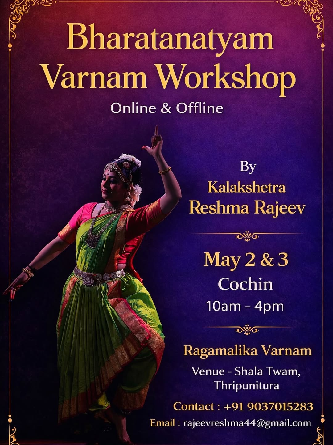 Bharatanatyam Varnam Workshop | Kochi