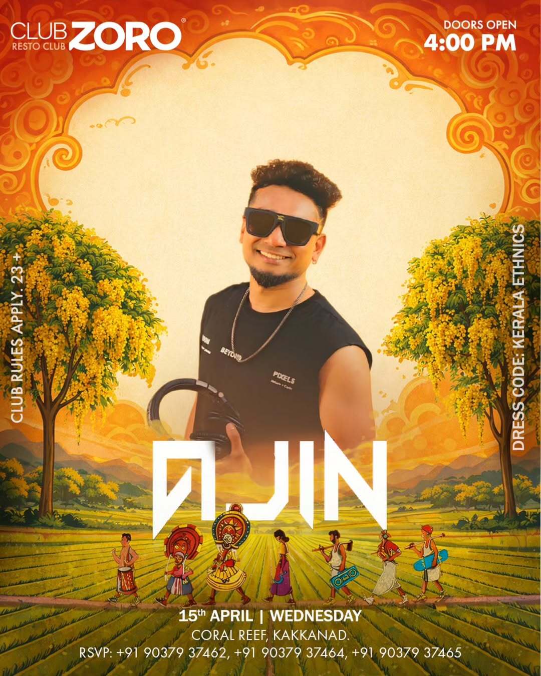 Vishu Party ft. DJ Ajin | Club Zoro, Kochi