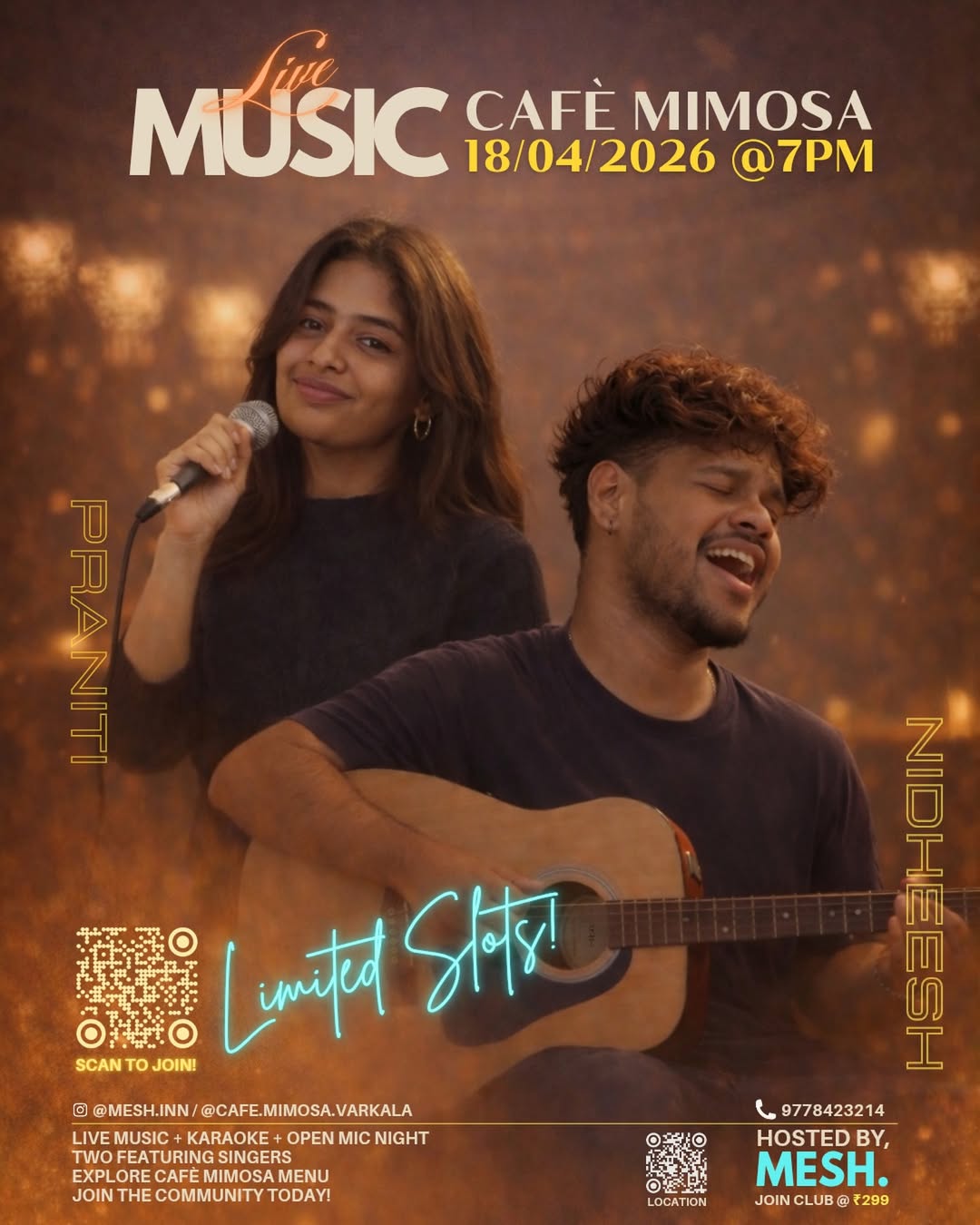 Live Music Night | Café Mimosa Varkala