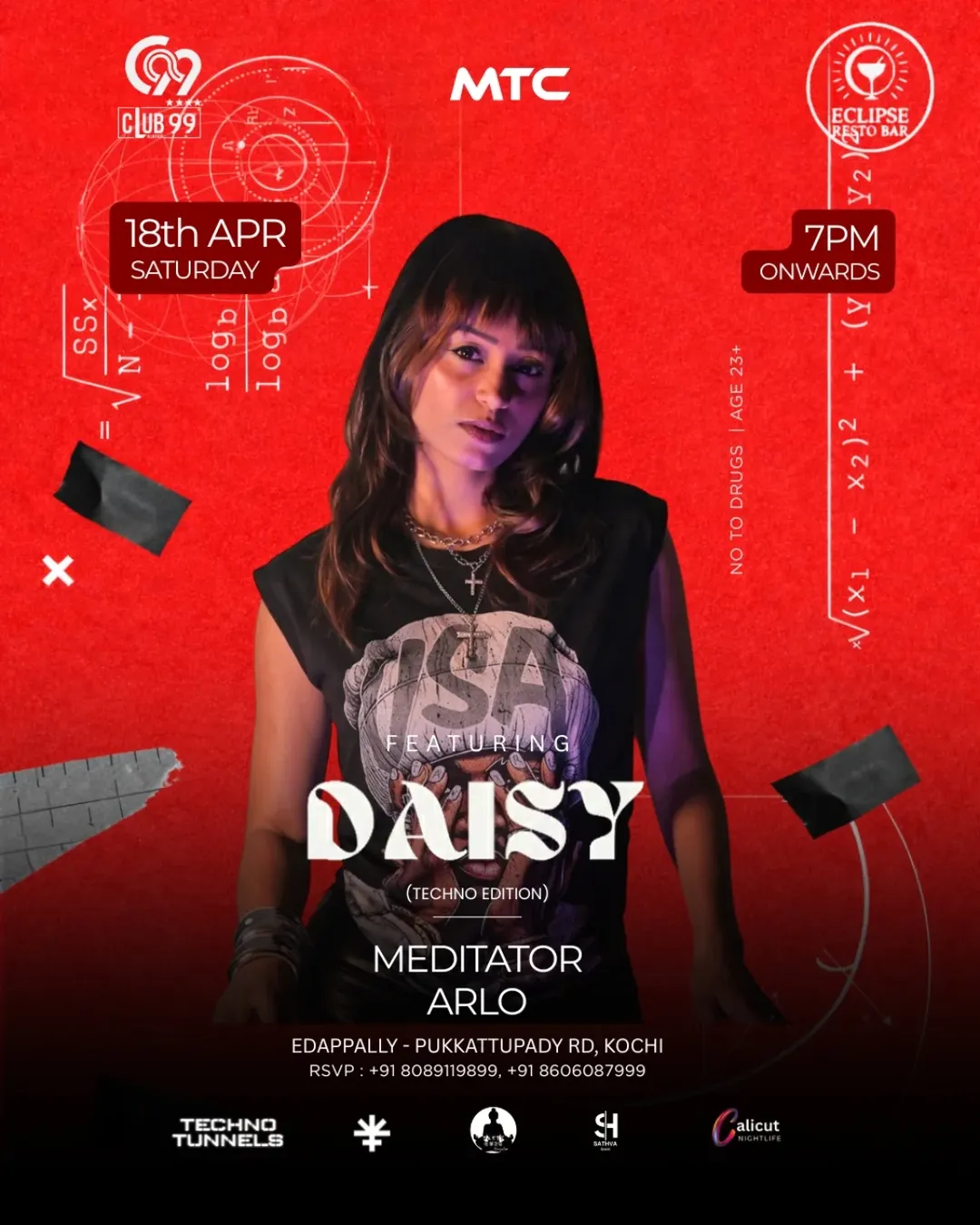 Techno Night ft. DJ Daisy | Eclipse Resto Bar, Kochi