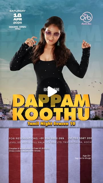 Dappam Koothu – Tamil Night Season 10 Ft. DJ Jaan | The Orb Resto Bar, Tripunithura, Kochi