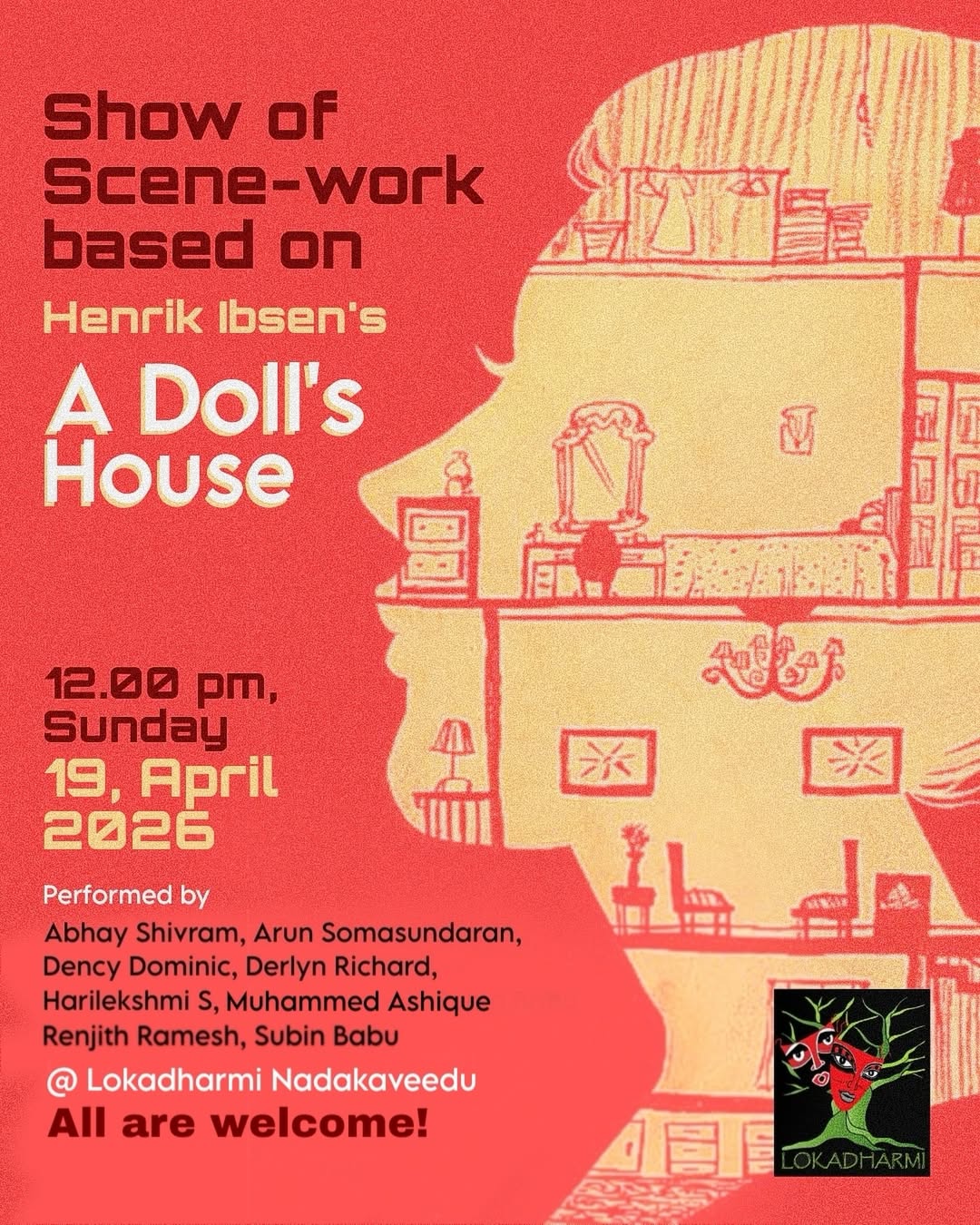 Scene Work Presentation – A Doll’s House 🎭 | Lokadharmi Nadakaveedu