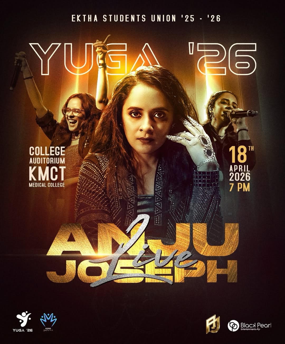 Anju Joseph Live – YUGA '26 Music Night at KMCT | KMCT Medical College, Kozhikode