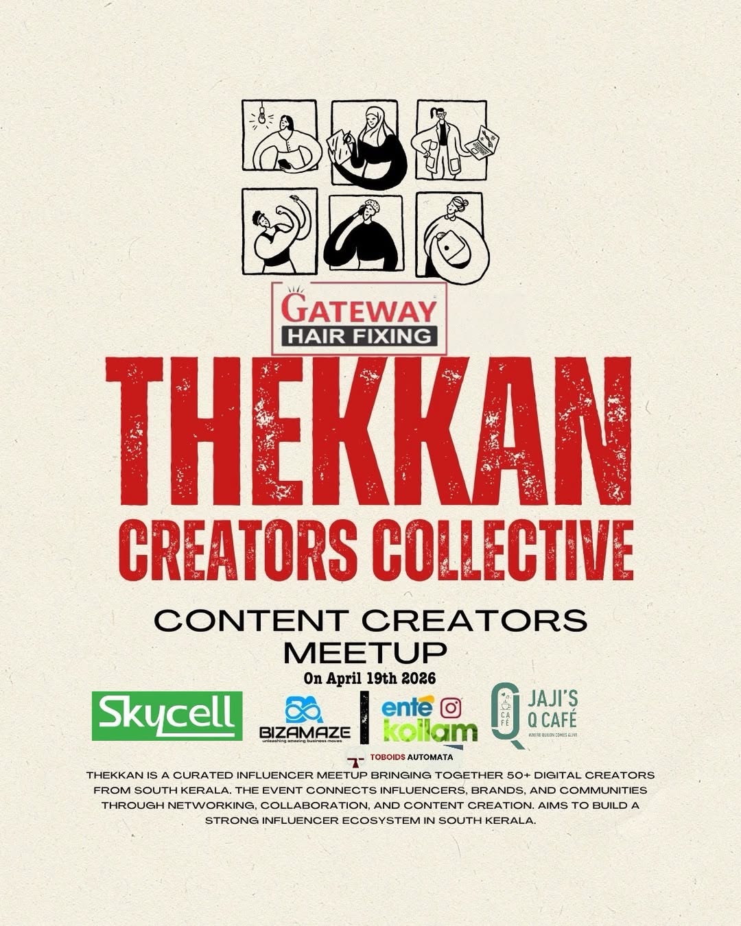 Thekkan Creators Collective | South Kerala Content Creators Meetup in Kollam