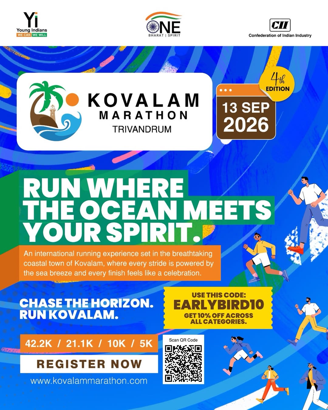 Kovalam Marathon 2026 – Run Where the Ocean Meets Your Spirit | Kovalam, Trivandrum