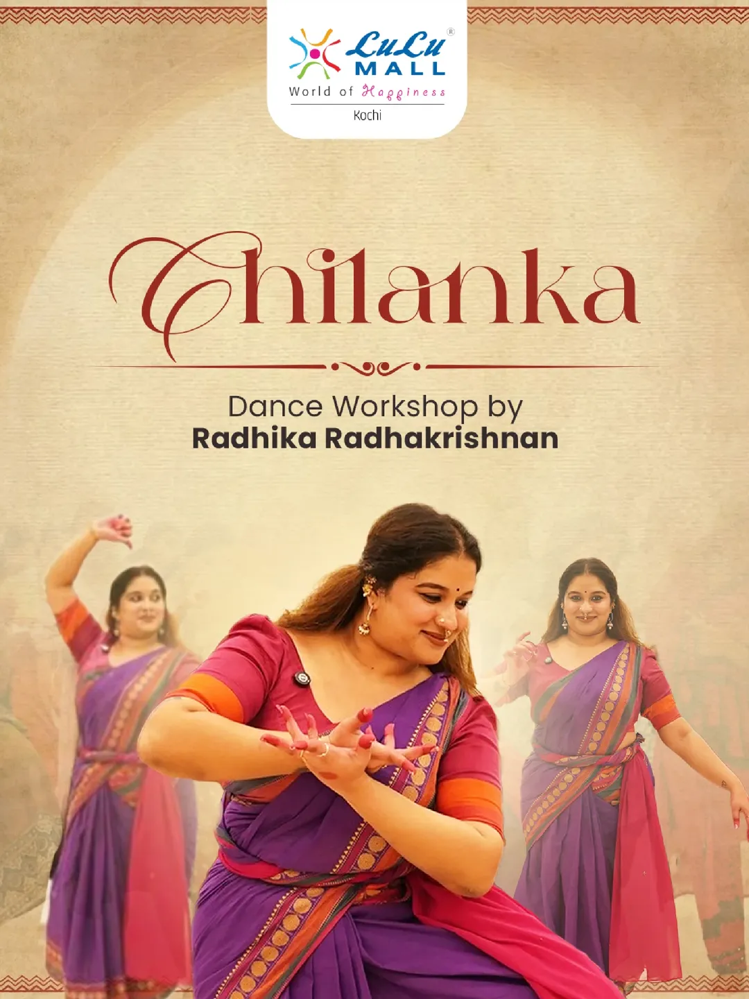 Chilanka Semi-Classical Dance Workshop by Radhika Radhakrishnan | LuLu Mall, Kochi