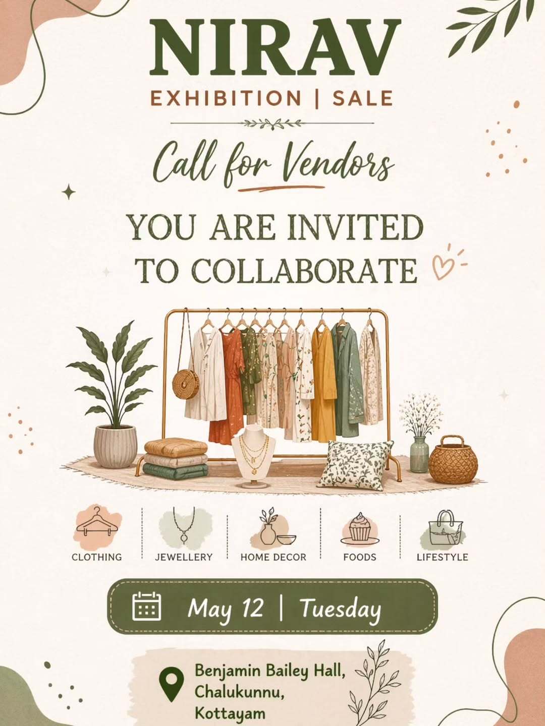Nirav Exhibition and Sale | Benjamin Bailey Hall, Chalakunnu, Kottayam