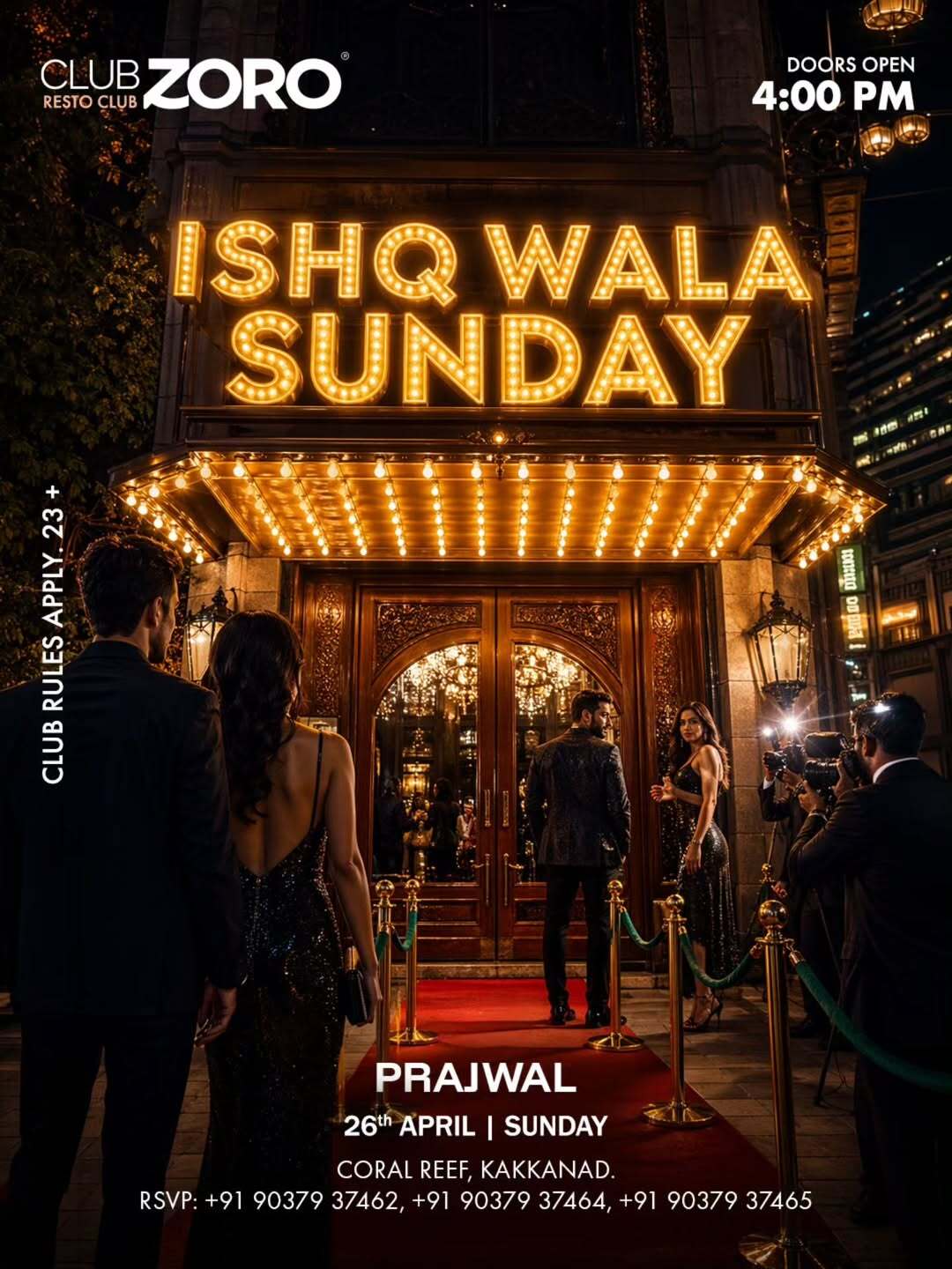 Ishq Wala Sunday ft. DJ Prajwal | Club Zoro, Kakkanad, Kochi