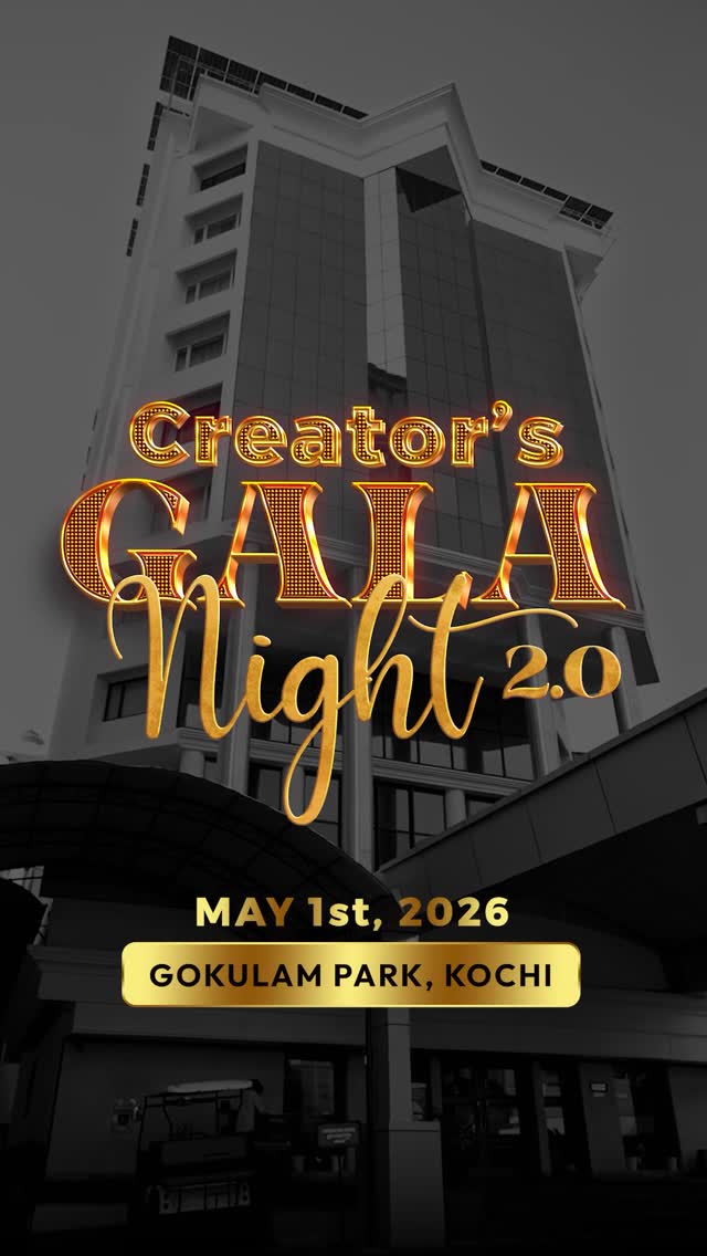 Creators Gala Night 2.0 in Kochi – Influencer & Entrepreneur Networking Event