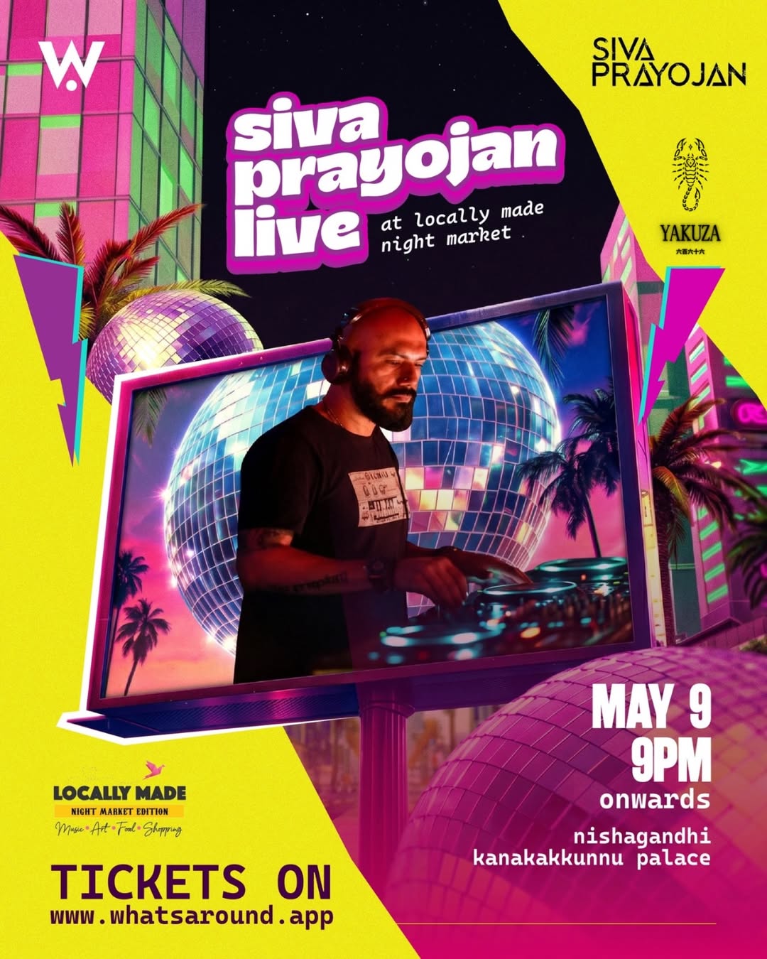 Siva Prayojan Live at Kanakakkunnu Palace | Locally Made Night Market, Trivandrum