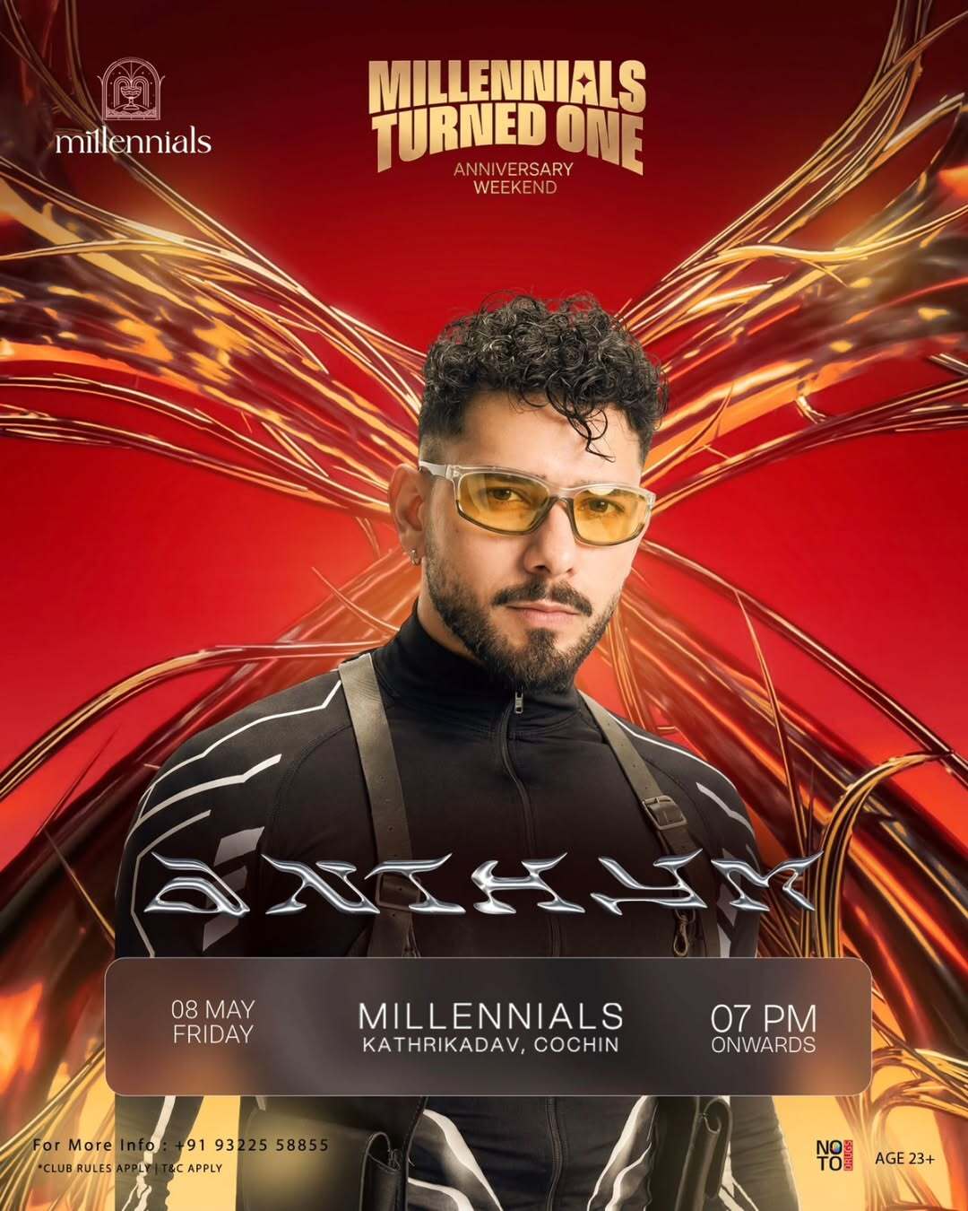 Millennials Turned One — Anniversary Weekend Bringing in ANTHYM | Millennials Restobar, Kochi