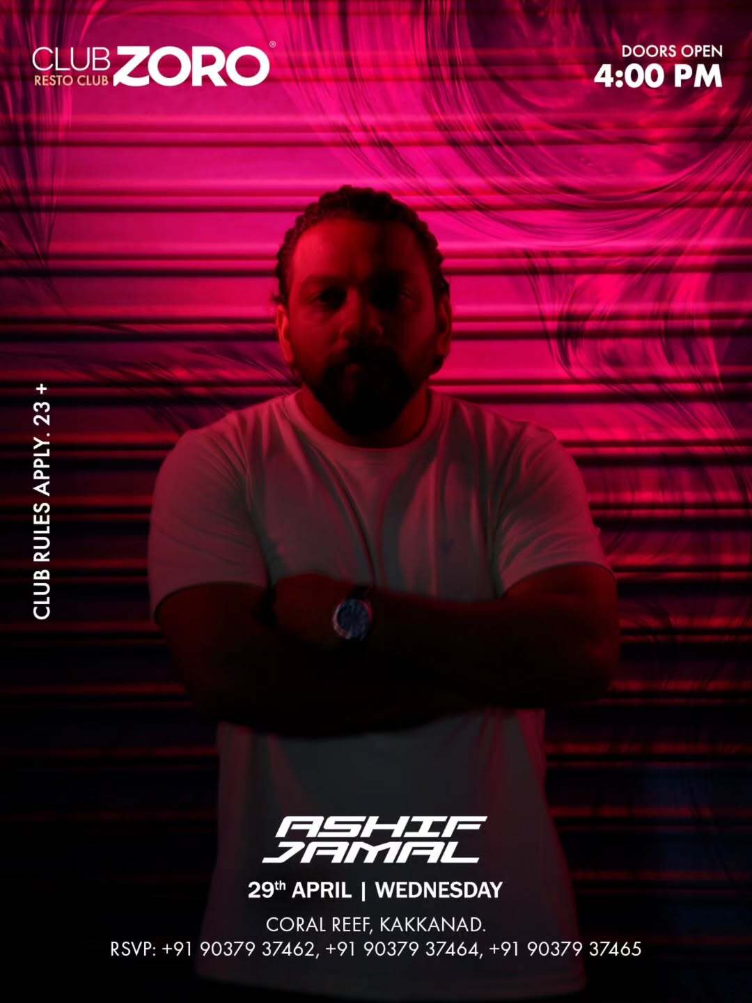 The Midweek Edit Ft. DJ Ashif Jamal | Club Zoro, Kakkanad, Kochi
