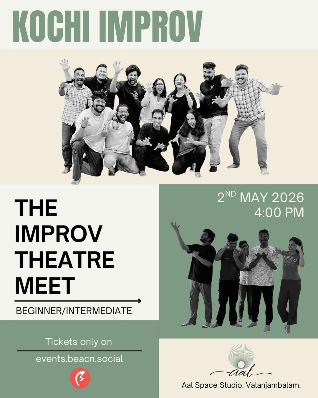 The Improv Theatre Meet by Kochi Improv | Aal Space Studio, Valanjambalam