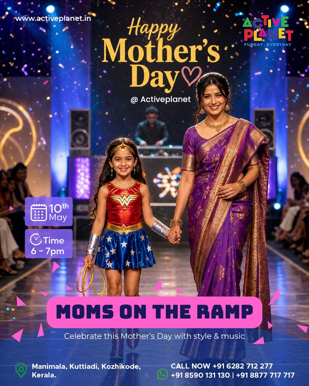 Moms on the Ramp – Mother’s Day Celebration | Active Planet, Manimala, Kuttiadi, Kozhikode