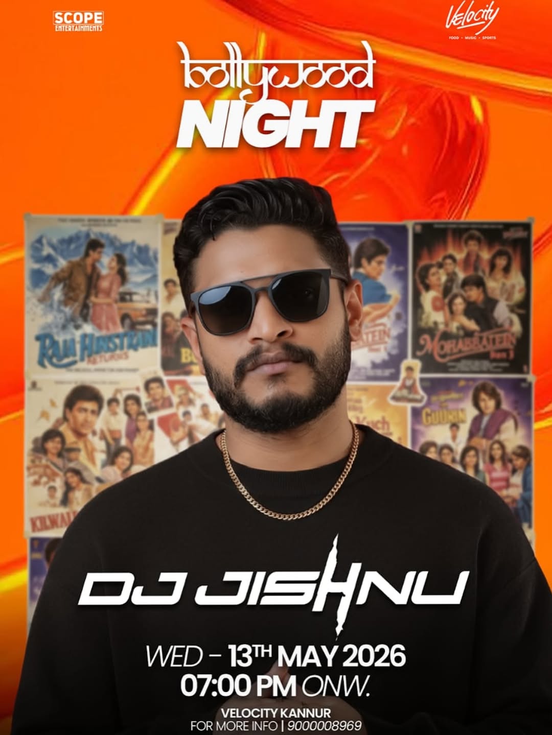 Bollywood Night Ft. DJ Jishnu | Velocity Kannur