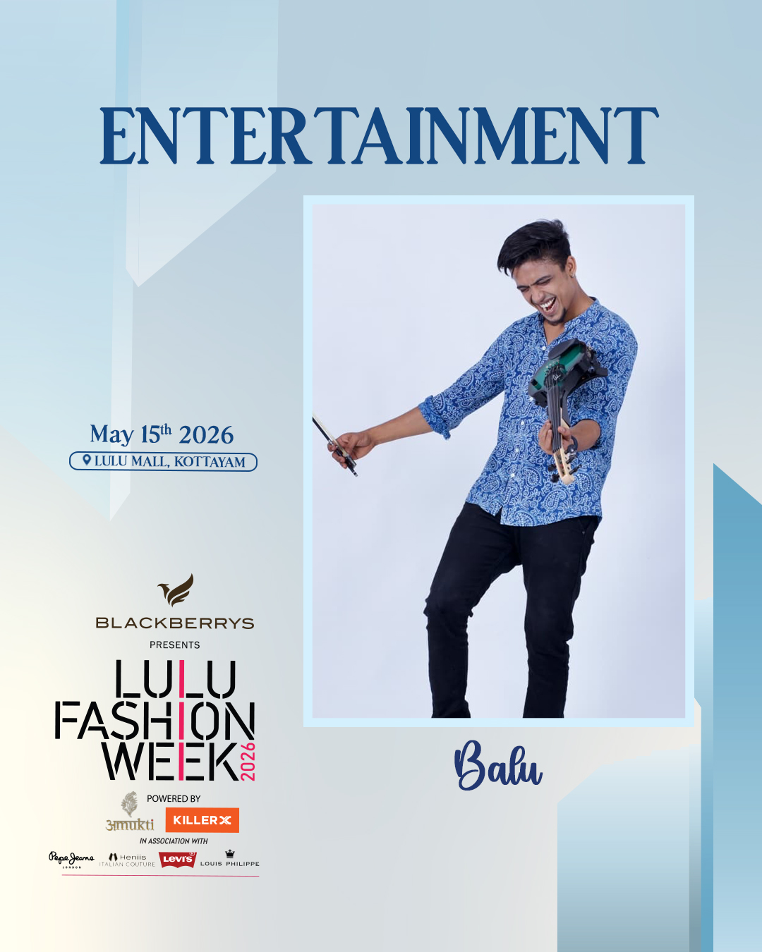 Violinist Balu Live at LuLu Mall, Kottayam | LuLu Fashion Week 2026