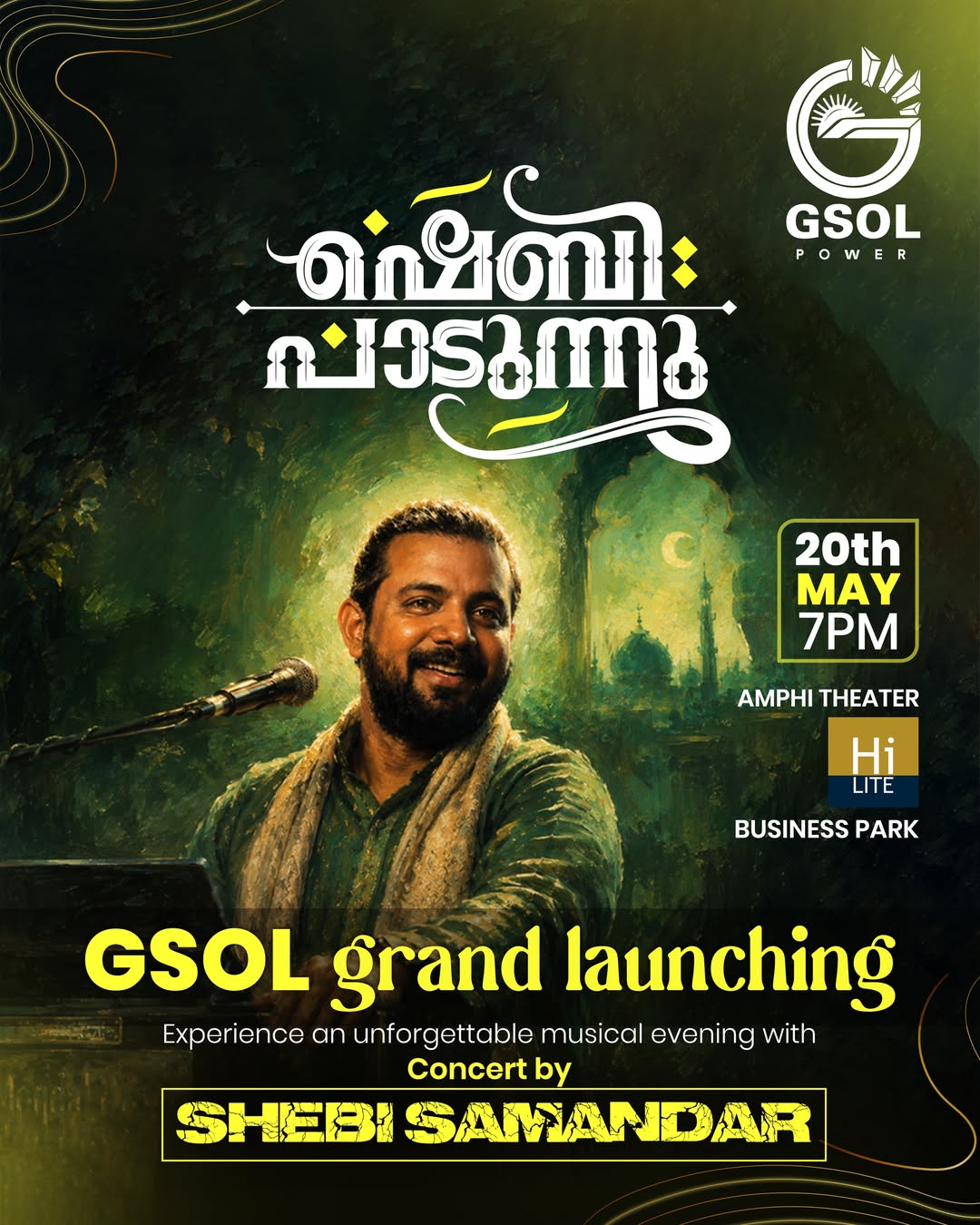 GSOL Grand Launching Musical Evening Featuring Shebi Samandar | HiLite Business Park