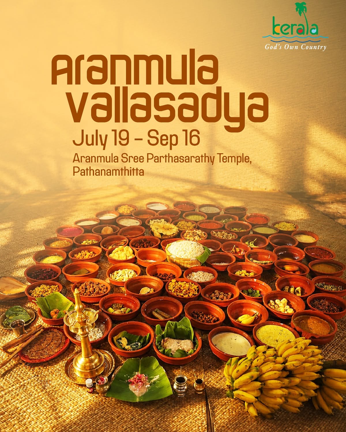 Aranmula Vallasadya | Aranmula Sree Parthasarathy Temple, Pathanamthitta
