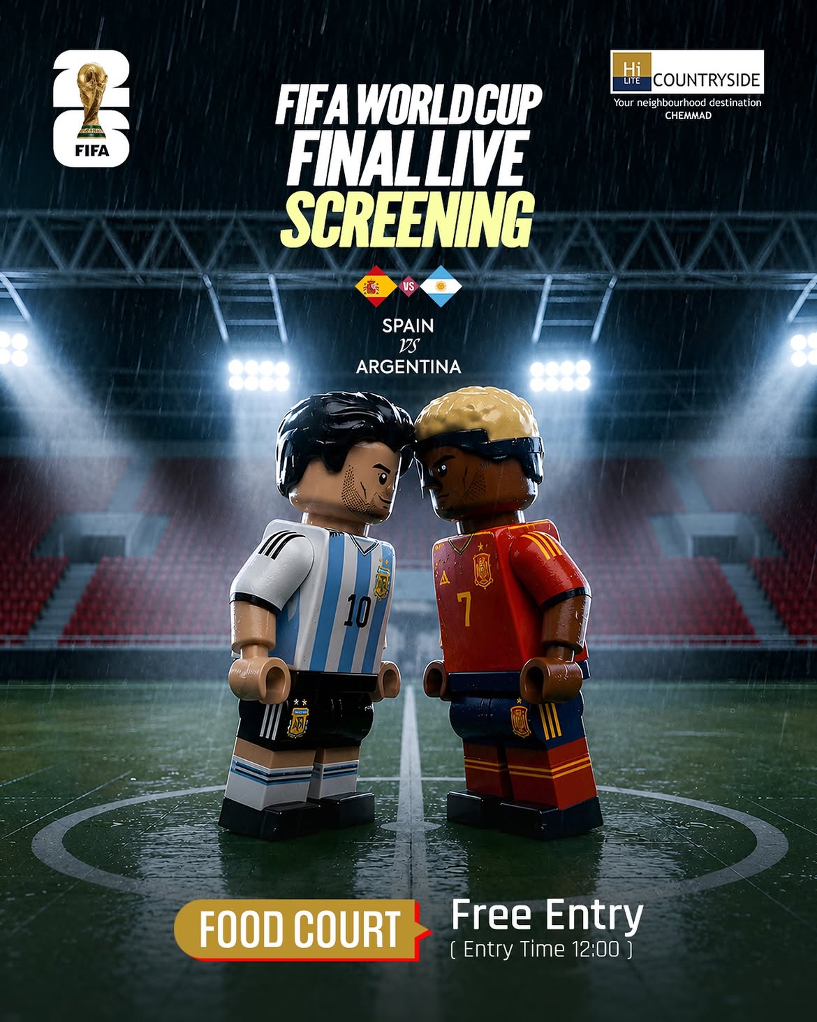 FIFA World Cup Final Live Screening | HiLITE Countryside Chemmad