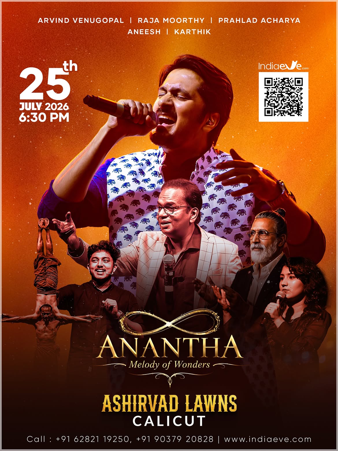 ANANTHA – Melody of Wonders by Arvind Venugopal, Raja Moorthy, Prahlad Acharya, Aneesh & Karthik | Calicut
