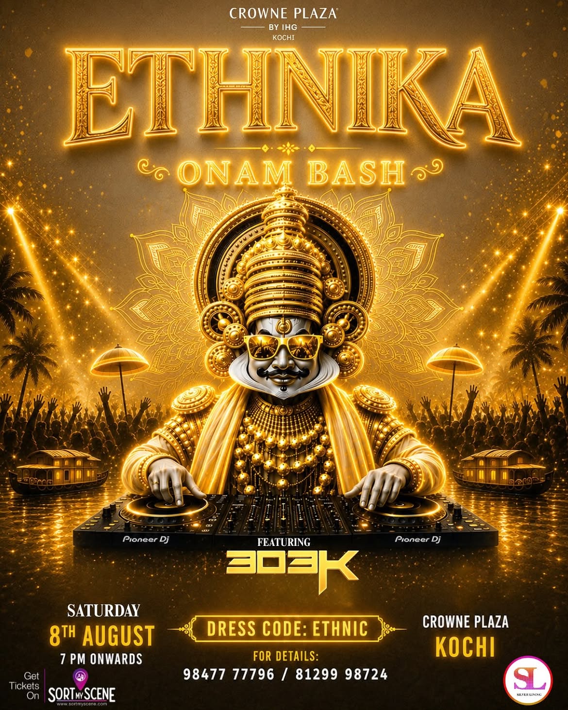 ETHNIKA Onam Bash | Onam Celebrations | DJ Night By DJ 303K | Crowne Plaza, Kochi