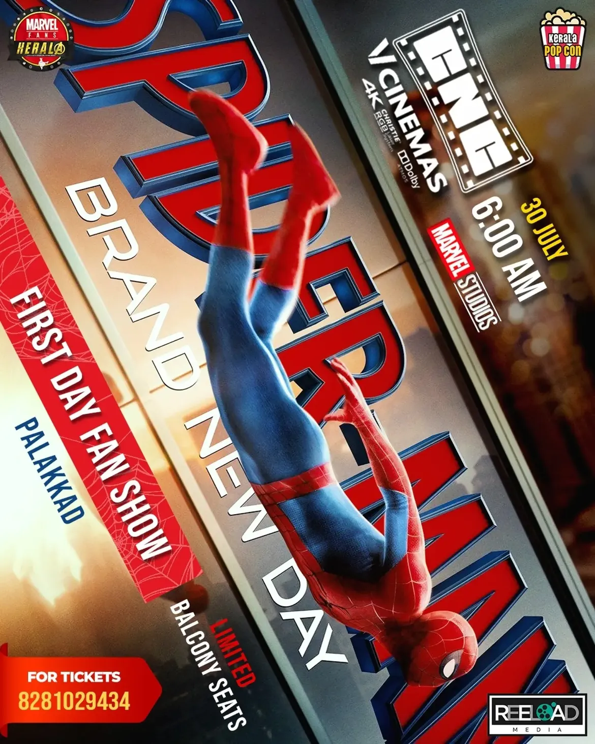Spider-Man: Brand New Day First Day Fan Show | CNC V Cinemas, Palakkad