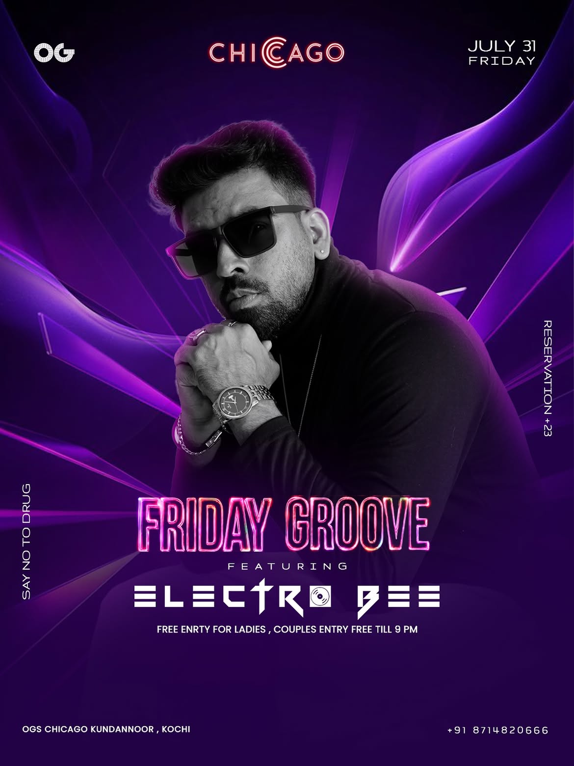 Friday Groove by Electro Bee | OGs Chicago, Kundannoor, Kochi