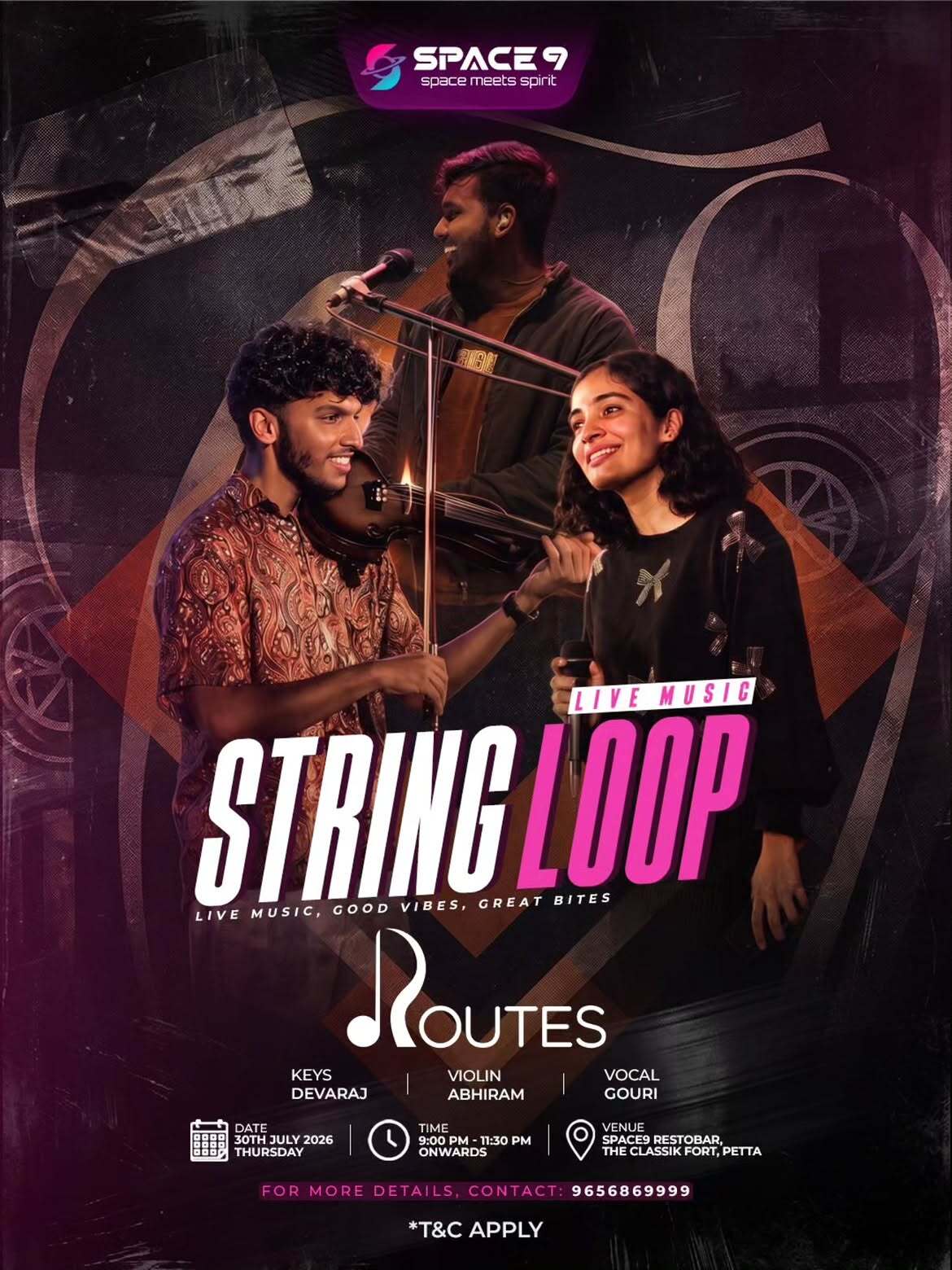 # String Loop by Routes | Space9 Restobar, The Classik Fort, Petta, Kochi