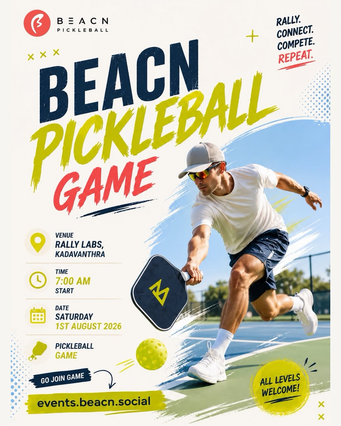BEACN Pickleball Game | Rally Labs, Kadavanthra, Kochi