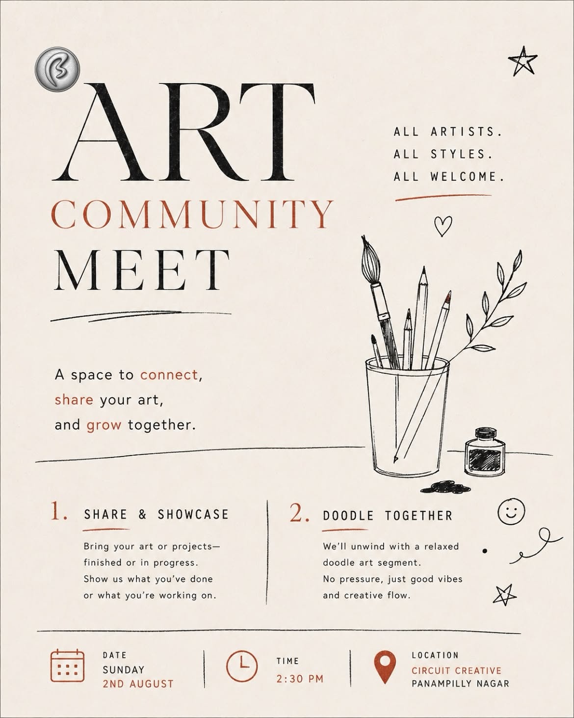 Art Community Meet | Circuit Creative, Panampilly Nagar, Kochi