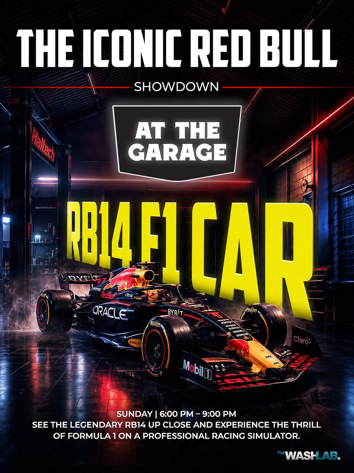 The Iconic Red Bull Showdown – RB14 F1 Car | At The Garage, Kochi