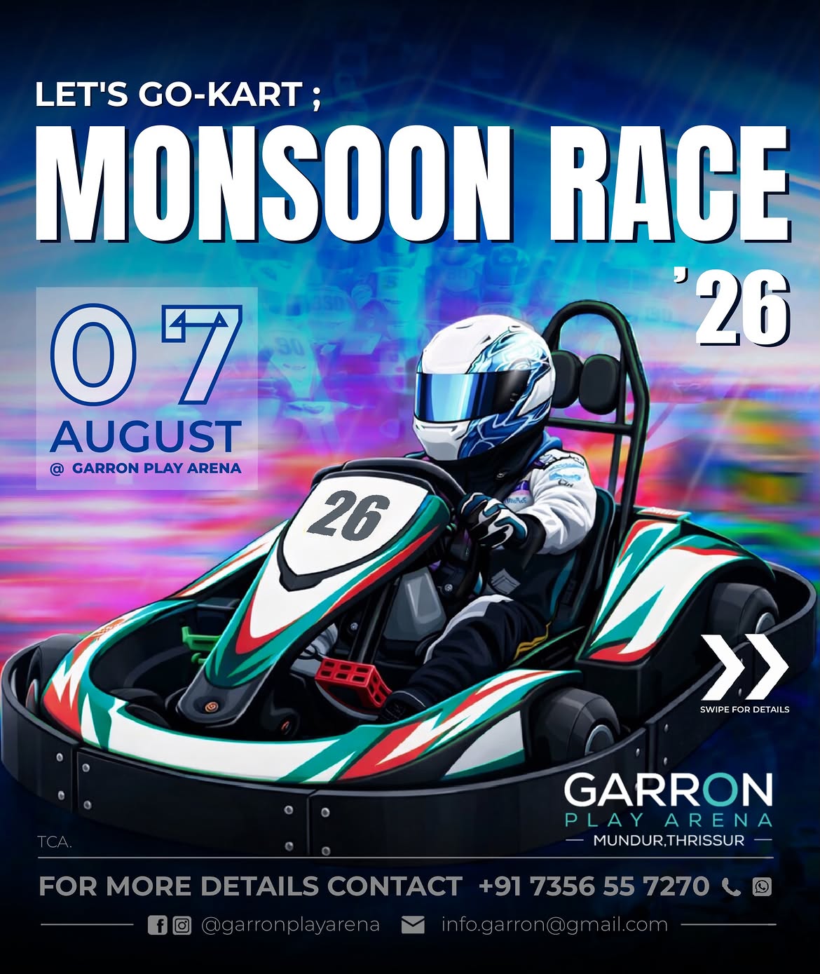 Monsoon Race 2026 | Garron Play Arena, Mundur, Thrissur