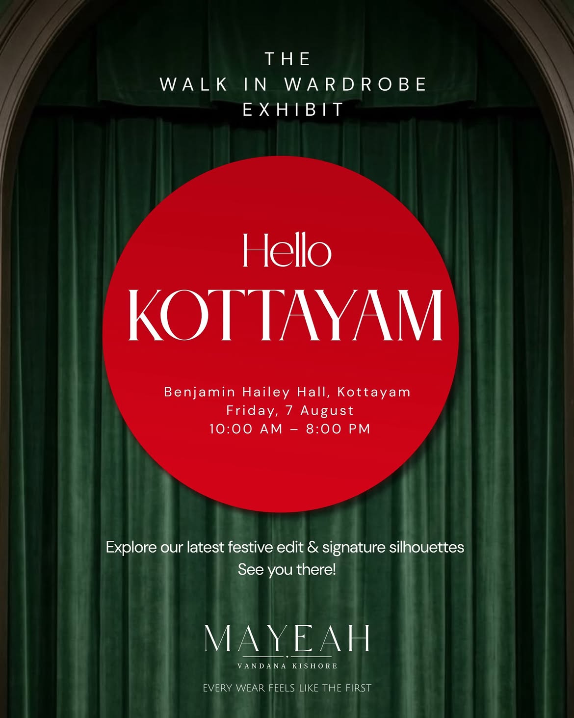 The Walk In Wardrobe Exhibit | Benjamin Hailey Hall, Kottayam