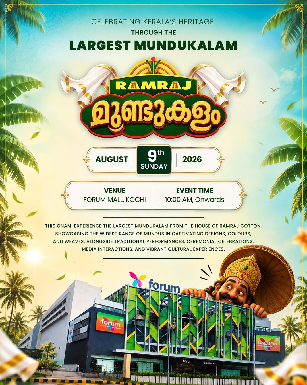 Ramraj Mundukalam | Forum Mall, Kochi