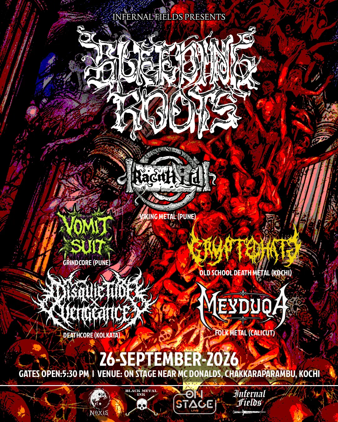 BLEEDING ROOT FEST | On Stage, Chakkaraparambu, Kochi