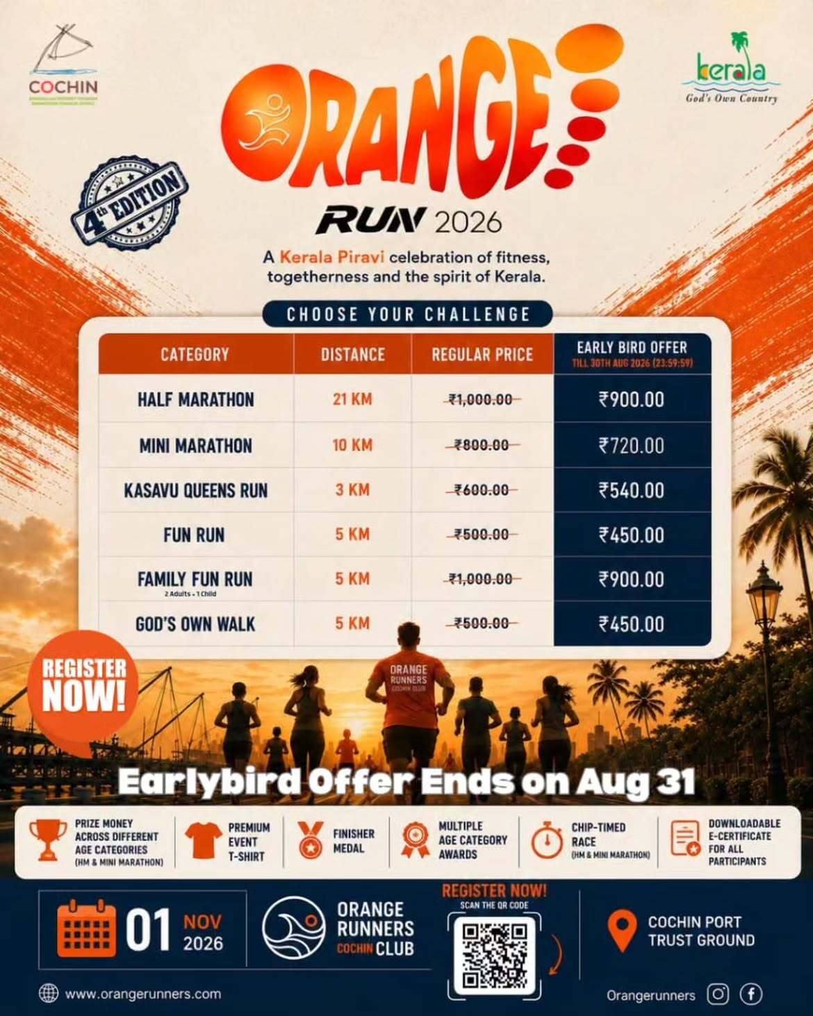 Orange Run 2026 | Kochi
