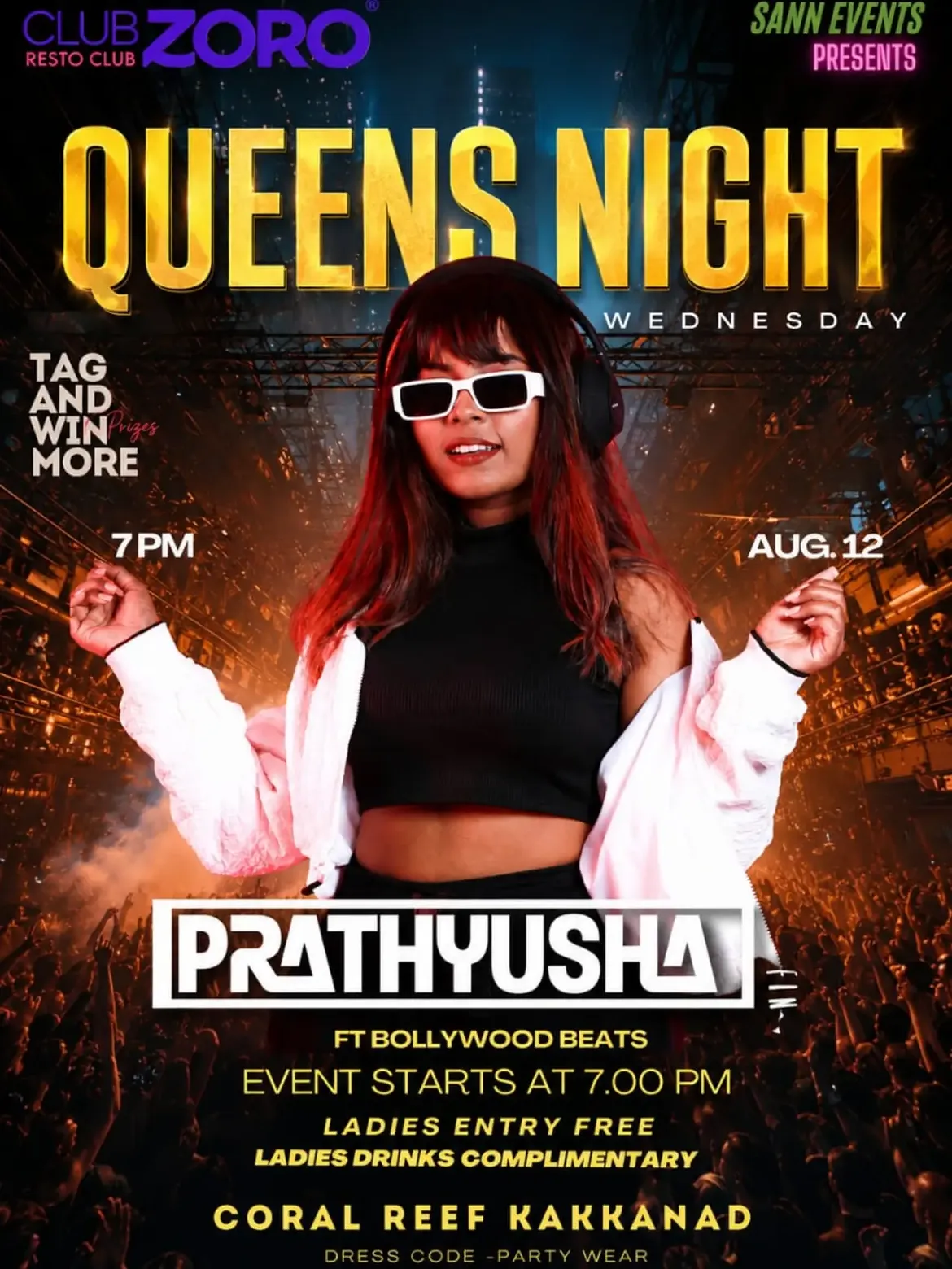 Queens Night by DJ Prathyusha | Coral Reef, Kakkanad