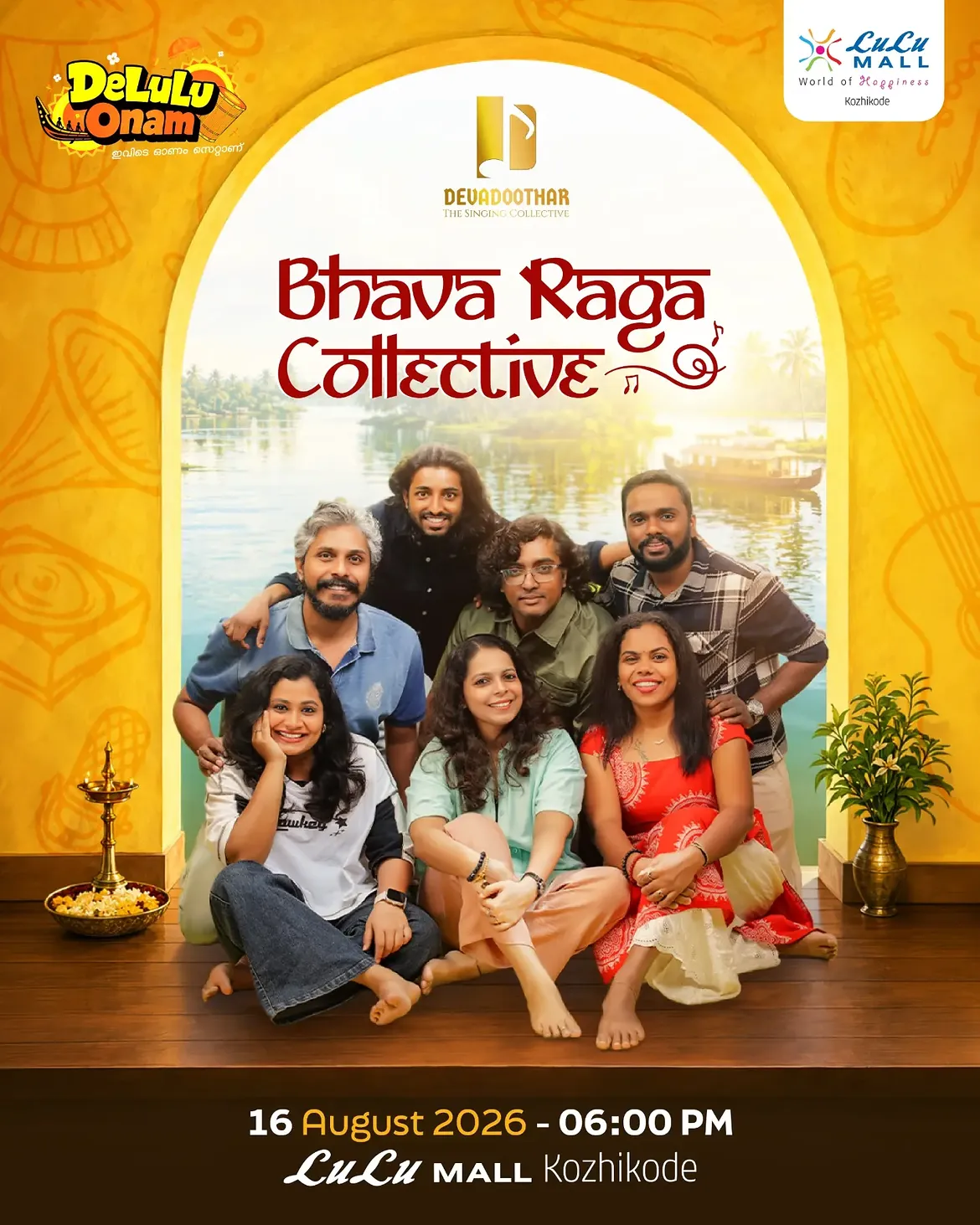 Bhava Raga Collective by Devadoothar - The Singing Collective | Delulu Onam | LuLu Mall, Kozhikode