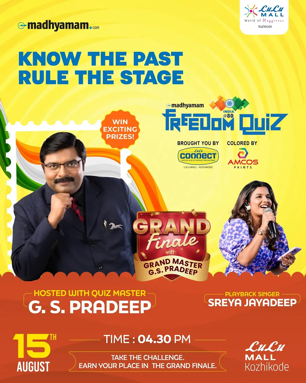 Madhyamam Freedom Quiz – Grand Finale | LuLu Mall, Kozhikode