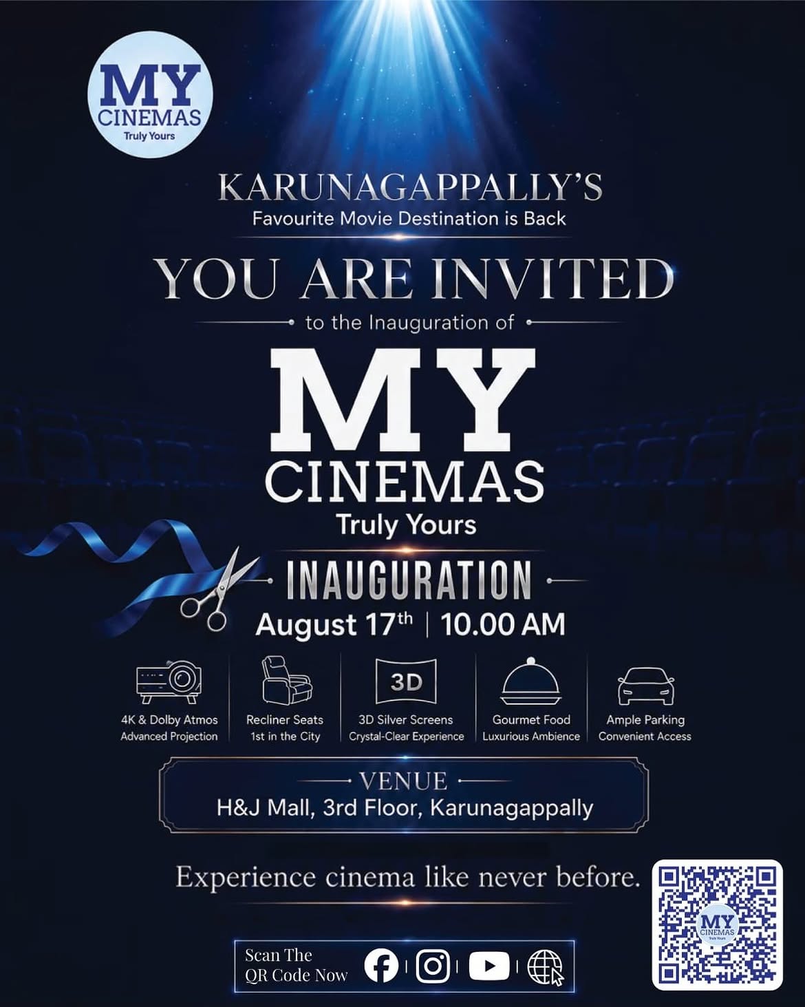 MY Cinemas Inauguration | H&J Mall, Karunagappally